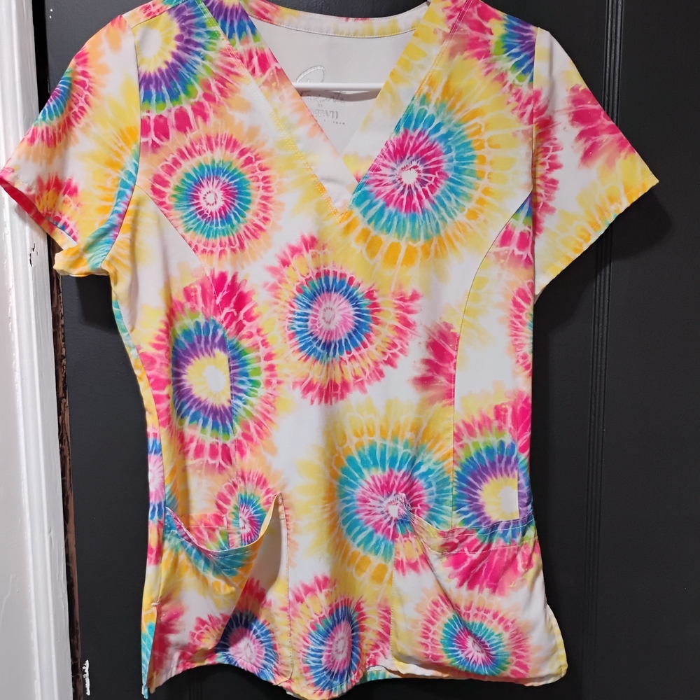 Colorful Tie-Dye Women's Top